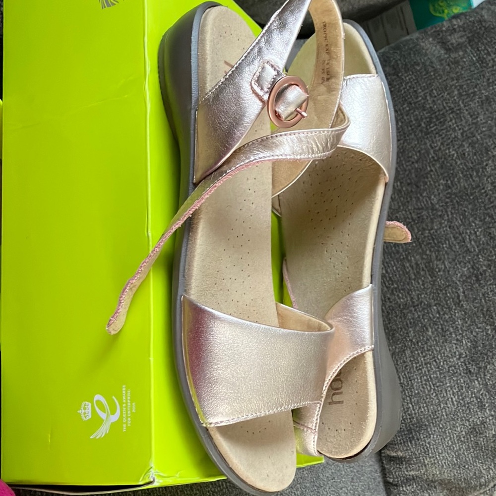 Rose gold sandal